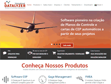 Tablet Screenshot of datalyzer.com.br